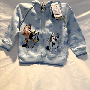 Bluey zip up sweater